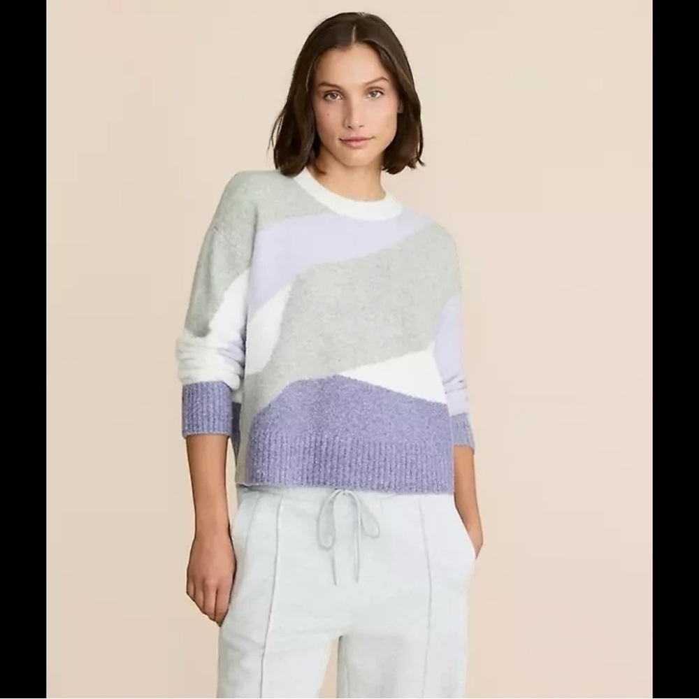 NWT Lou & Grey Multicolor Crew Neck Sweater